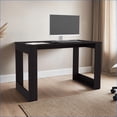 thumbnail image 1 of Desks with 47.2”W x 23.6”D Work Surface, Sturdy Legs, Modern Style | Black Wenge | Engineered Wood, 1 of 8