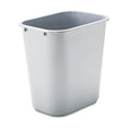 thumbnail image 1 of Deskside Plastic Wastebasket Rectangular, 7 gal, Gray, 1 of 3
