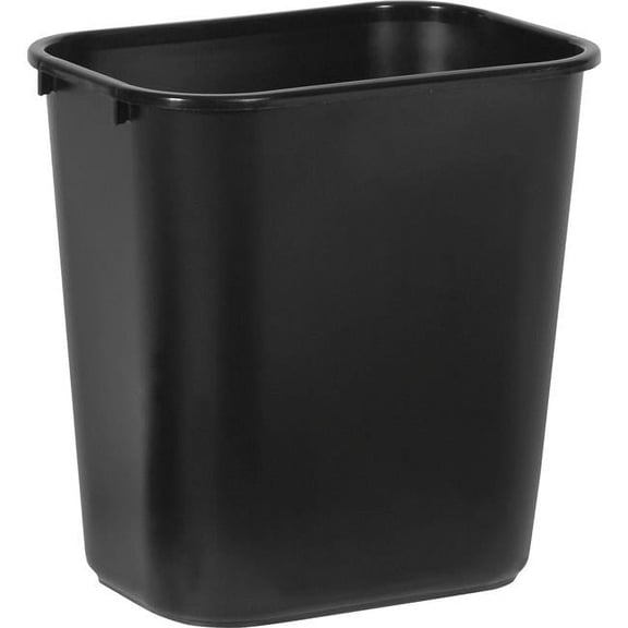Deskside Wastebasket - Black