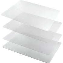 Desktex, FLRFPDE1722RA, Polycarbonate Desk Pad 17" x 22", 1 Each, Clear