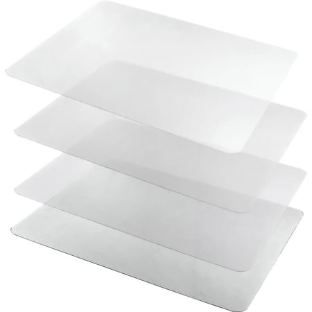 Desktex - Plastic Desk Pad, 22" x 17", (FPDE1722RA) - Clear