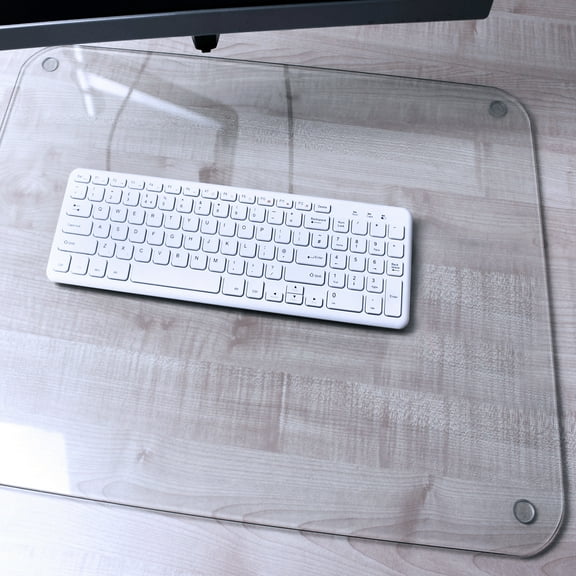 Desktex® Glass Desk Pad - 19" x 24"