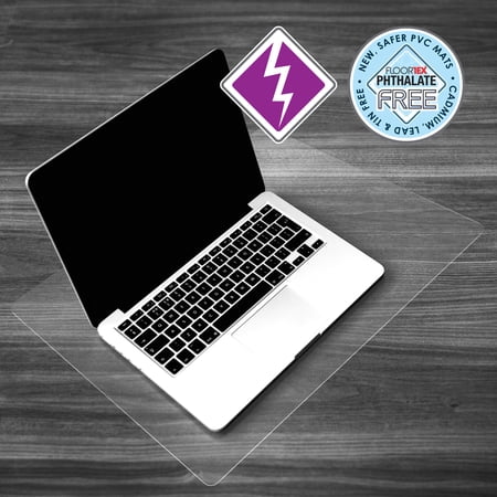 Desktex® Pack of 2 Anti-Static Vinyl Rectangular Desk Pads -12" x 18"