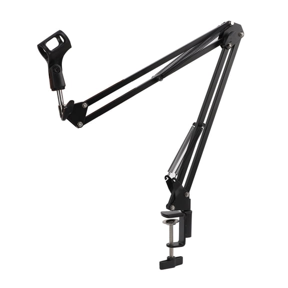 Desktop Adjustable Microphone Boom Arm Stand 3kg Load Capacity for Studio Recording and Professional Broadcasting