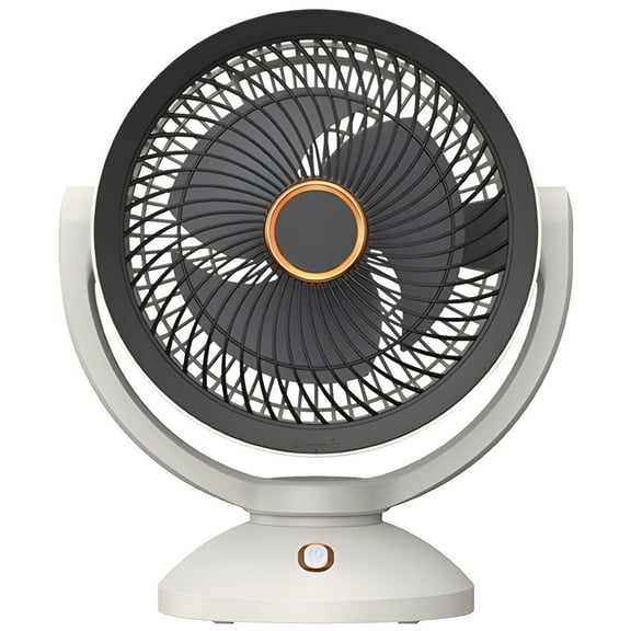 Desktop Air Circulator Fan, Energy-Saving Oscillating Fan for Home & Dorm, USB Rechargeable, Adjustable Stand, Night Light Function, 8-Hour Timer, Quiet Operation, Compact and Portable