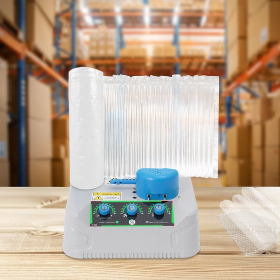 Desktop Air Cushion Packaging Machine Multi-Gear Adjustable Inflator Bubble Film Filling and Sealing Equipment