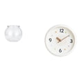 thumbnail image 1 of Desktop Aquarium Tank Wall Clock Fish Bowl Vase PP Material Living Room Office Decor for Modern Homes, 1 of 8