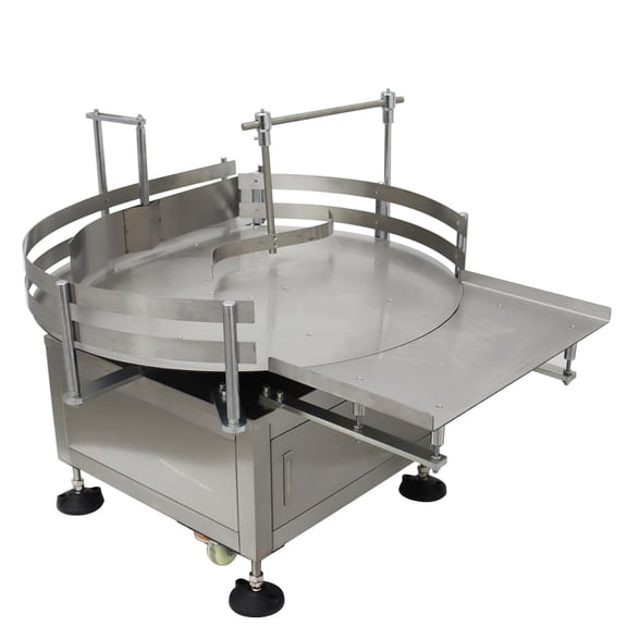 Desktop Automatic Bottle Organizer Bottle Unscrambler Distributing Machine Turntable Diameter 31.5inch