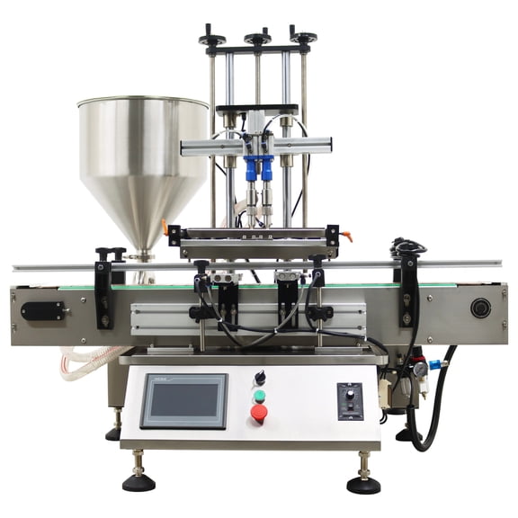 Desktop Automatic Double Head Liquid Paste Pneumatic Filling Machine 10-100ml