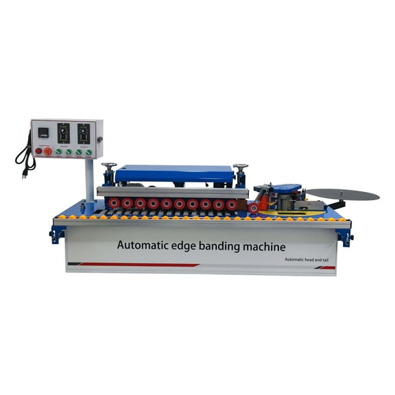 Desktop Automatic Edge Banding Machine Straight Curved with Edge Trimming