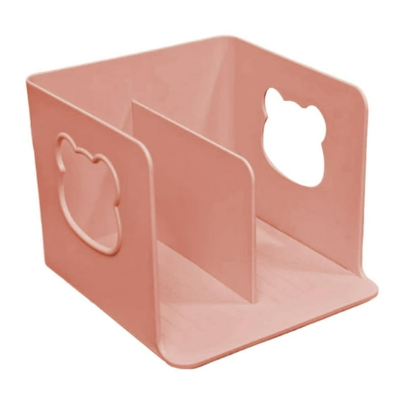 Desktop Book Holder Unique Organization Decorative Classroom Book End Plastic Material for Students Home Use