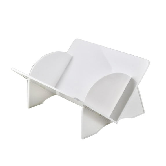 Desktop Bookshelf Bookshelves Book Holder Portable Display Stand Stable Tabletop Storage Rack Bookcase Book Storage for Book Library Bedroom white