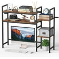 Desktop Bookshelf, Computer Desktop Bookcase, Desktop Organizer Shelf