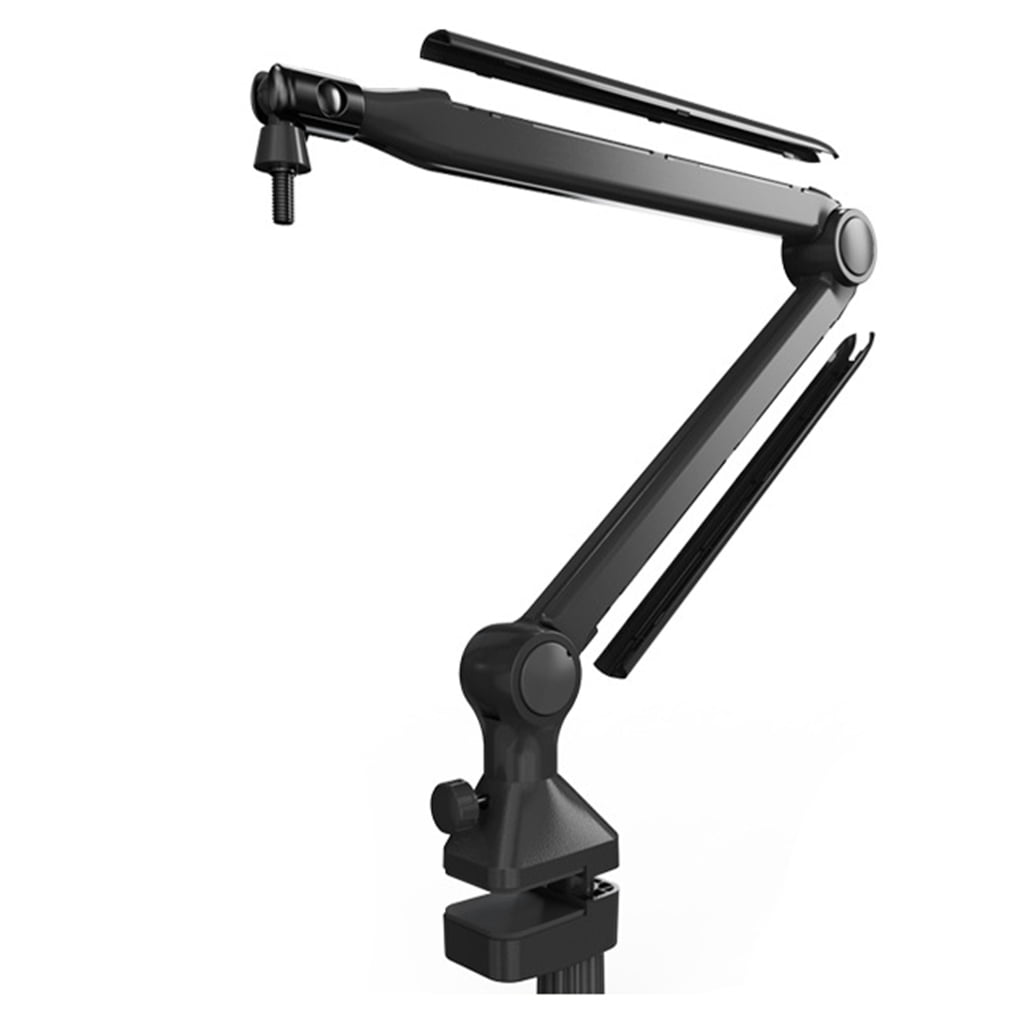 Desktop Boom Arm Mic Stand Height Adjustable Rack C Clip Mount Holder for Office and Home Studio Professional Use