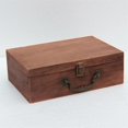 thumbnail image 1 of Desktop Boxes Wooden Nature Large Store Wood Deep Color Jewelry Storage, 1 of 6