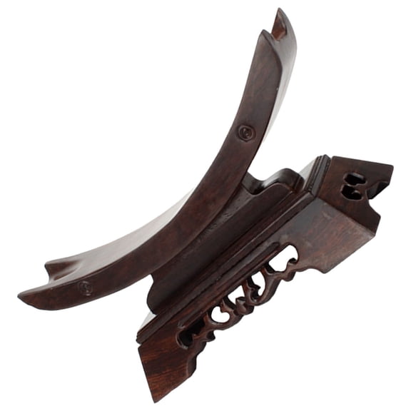 Desktop Bracket Wood Carving Sword Ornament Study Decoration