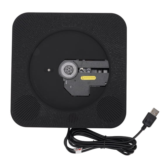 Desktop CD Player with Bluetooth HiFi Speaker, Portable CD Player for Home Office with Remote Control, Timer, USB/SD/AUX Support