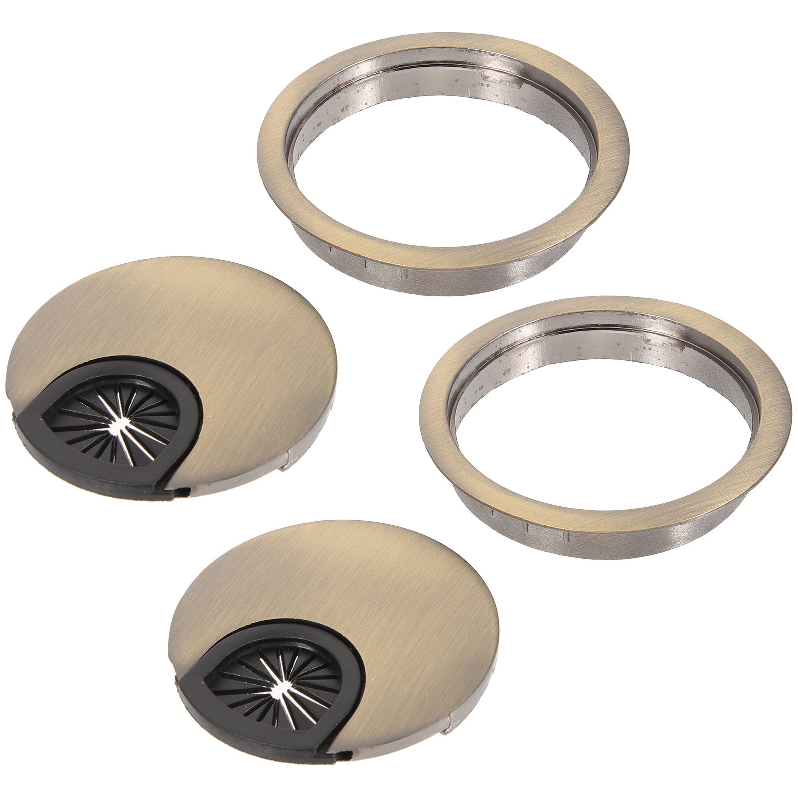 Desktop Cable Hole Cover Wall Grommets for Cables Tabletop Organizer