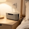 thumbnail image 1 of Desktop Cable Management Box, Sturdy Plastic Power Strip Organizer with Ventilation for Wires, 1 of 6