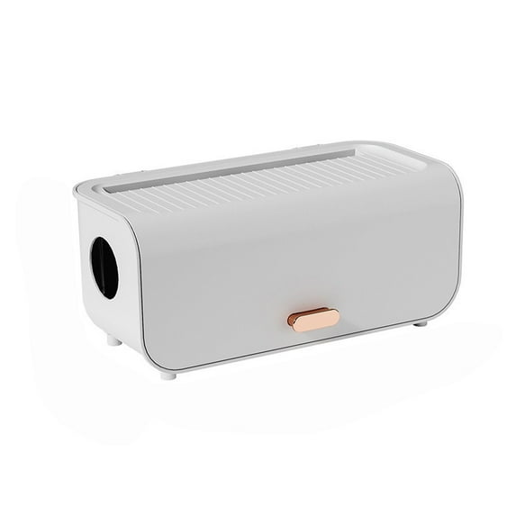 Desktop Cable Storage Box Power Line Storage Case Charger Socket Organizer Wire Case Cable Winder Organizer