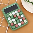 thumbnail image 1 of Desktop Calculator, Cute Calculator Small Portable Scientific Calculator For Students 12 Digits Mini Body Plastic Keys Non-slip Bottom Pad Clear Keys, 1 of 6
