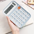 thumbnail image 1 of Desktop Calculator, Power Calculator High Aesthetics Value Portable Solar Computer Designed For Student Finance And Office Use, 1 of 6