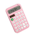 thumbnail image 1 of Desktop Calculator Solar Powered Battery Operated 12 Digits Round Buttons Large LCD Display Finance Student Calculator Office Supplies, 1 of 8