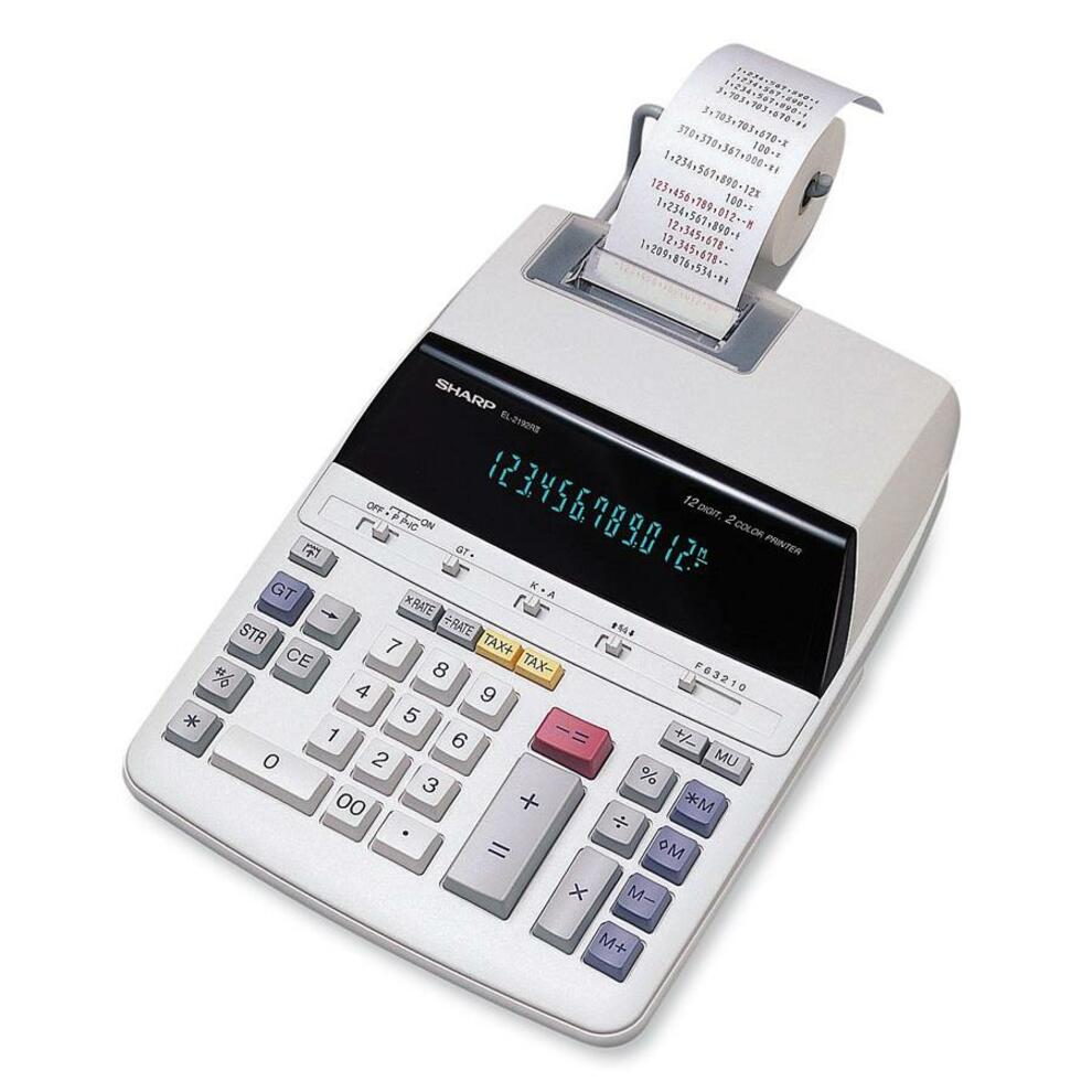 Desktop Calculator with Two-Color Printer - image 1 of 2