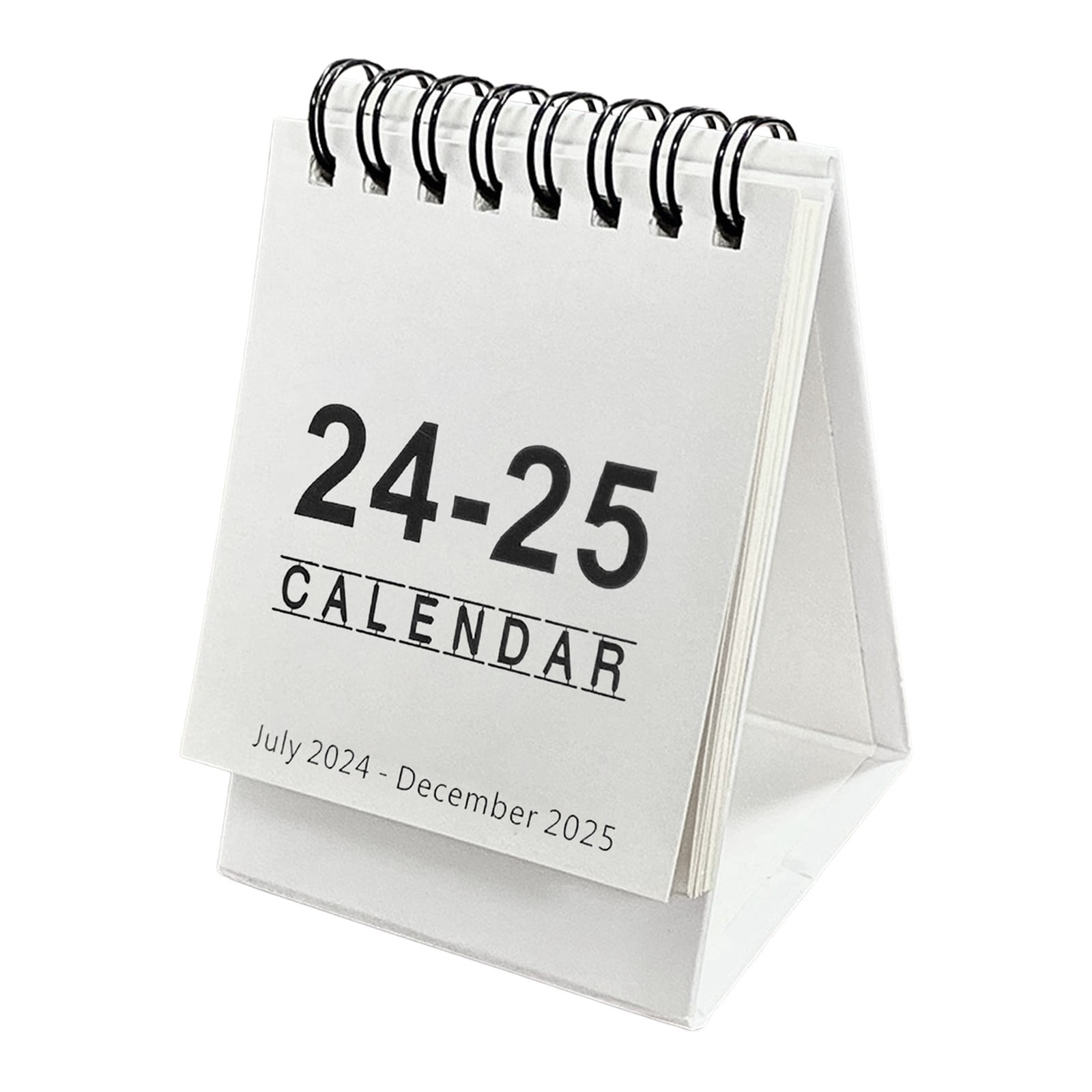Mr. Wonderful Desktop Calendar - 2025 Spiral Bound Motivational Desk Calendar With Stickers & Notes