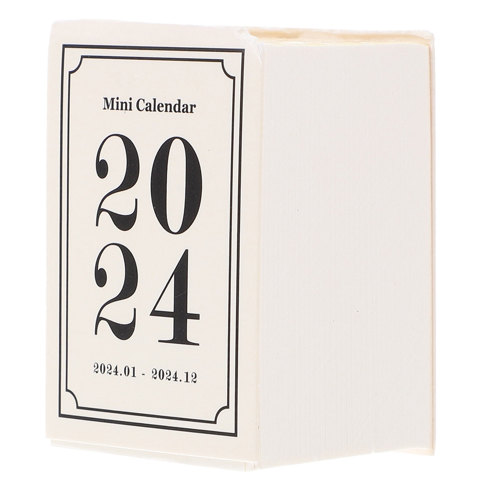 Desktop Calendar 2024,Standing Flipped Calendar 2024 Tabletop Calendar