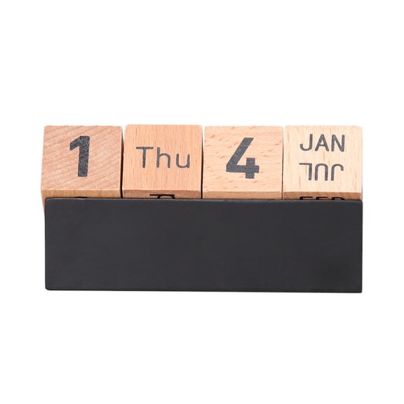 Desktop Calendar Desk Calendar Cube Calendar Creative Calendar Desk Ornament Block Calendar Desk Wood Calendar