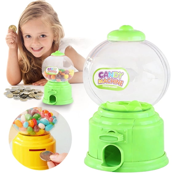 Desktop Candy Dispenser Machine Creative Snack Storage Container for Party Wedding Bridal Shower Birthday Decor Mint Green,1PC,Green 2