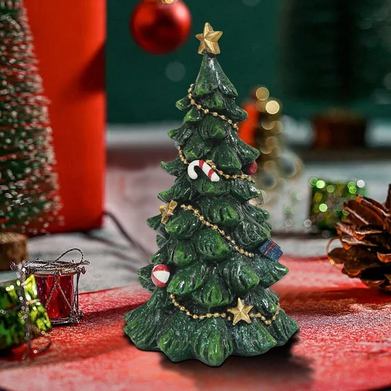 Cute Mini Christmas Ornaments Resin Miniature Christmas