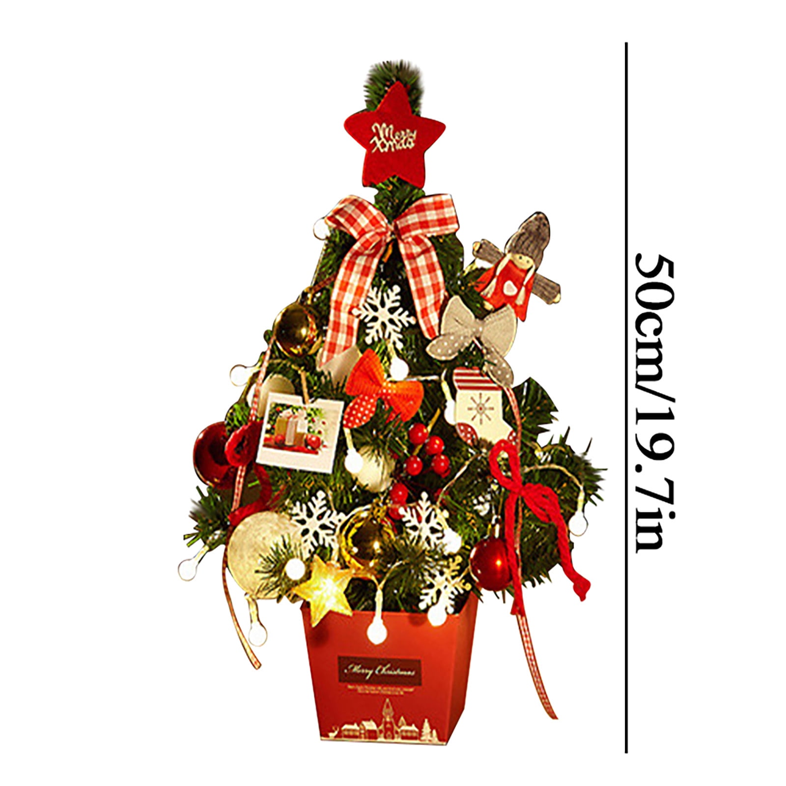 Desktop Christmas Tree with Lights Christmas Tree Set