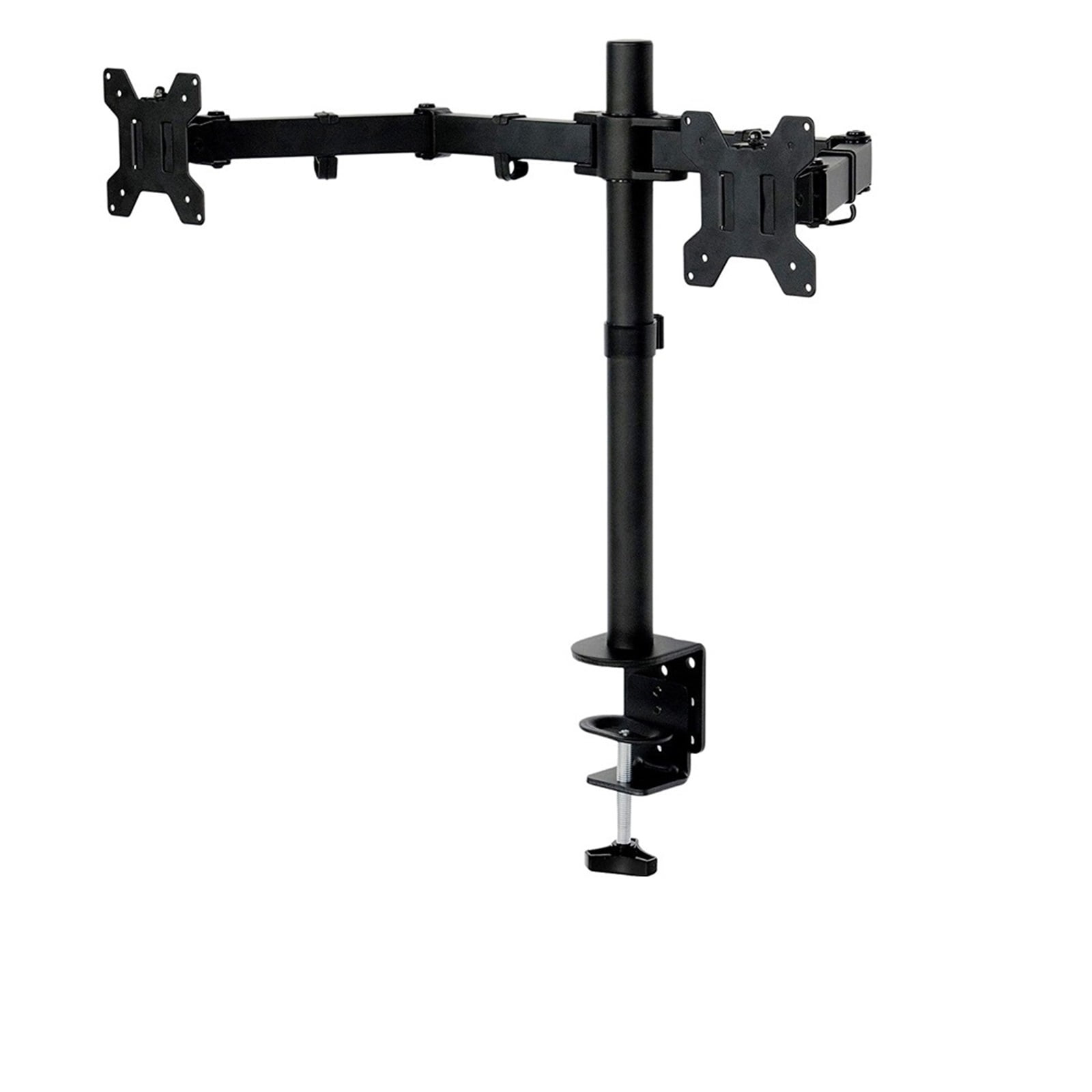 Desktop Clamping Full Motion 360 Degree Dual Monitor Holder Stand 10"-27"LCD LED Monitor Mount Arm Loading 8kgs Each Head ,Flexible and Strong Support