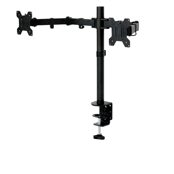 Desktop Clamping Full Motion 360 Degree Dual Monitor Holder Stand 10"-27"LCD LED Monitor Mount Arm Loading 8kgs Each Head ,Flexible and Strong Support