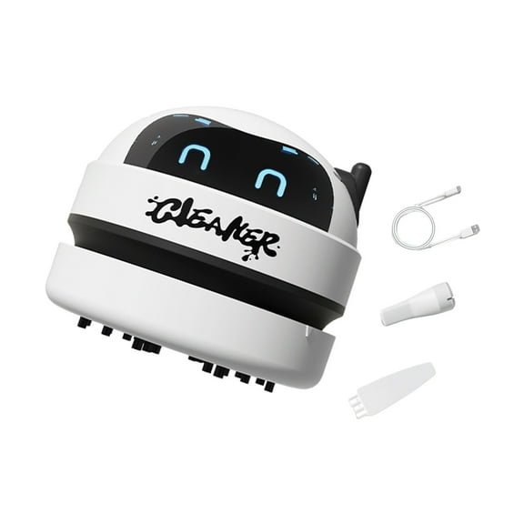 Desktop Cleaner Lightweight Robot Styles USB Charging 1Hr Quick Charging Efficient Debris Removal For Keyboard Furniture