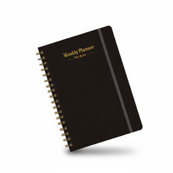 Desktop Coil Planner Notebook Undated Stock Coil Notebook