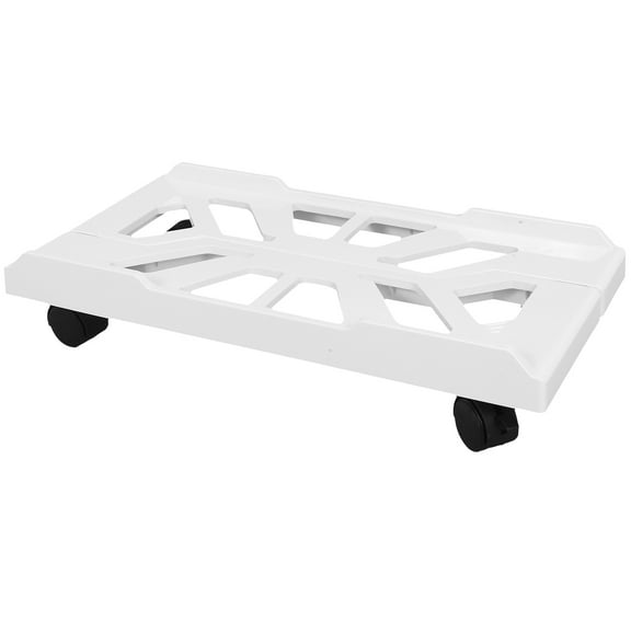 Desktop Computer Bracket CPU Case Holder It Can Move Desktop CPU Tower Stand Computer Holder PC Abs 43.00X28.00X7.00CM