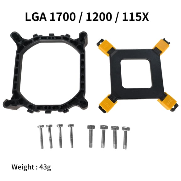 Desktop Computer CPU Heatsink Holder Cooling Fan Mounting Bracket Base Backplate Kit for 1150 1151 1155 1156 1366 1700