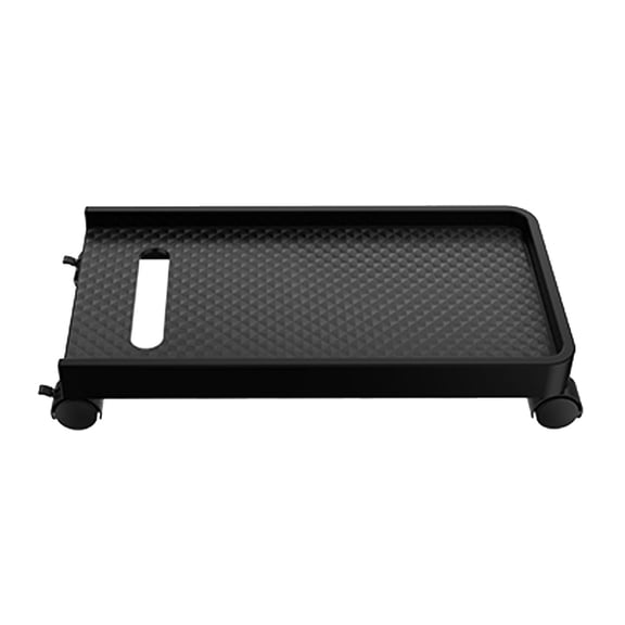 Desktop Computer Case Stand with Easy to Move Wheel and Protective Raised Base