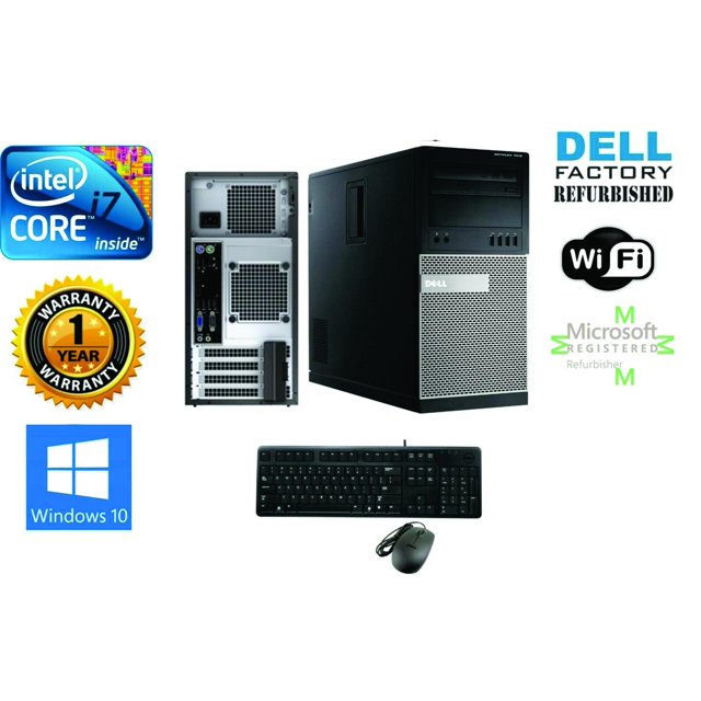 Pre-Owned Desktop Computer Dell 7020 TOWER i7-4770 3.40GHz 4th Gen ...