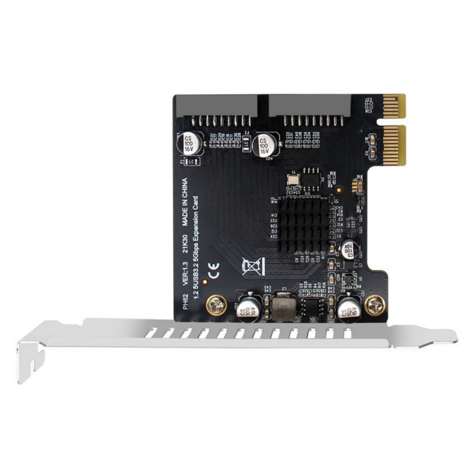 Desktop Computer PCIe USB3.0 Expansion Card Multiple Fast Speed Quick ...