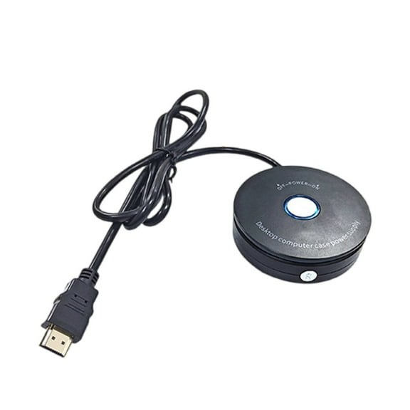 Desktop Computer Power Switches Button with Double USB 2.0 Port for Home Office