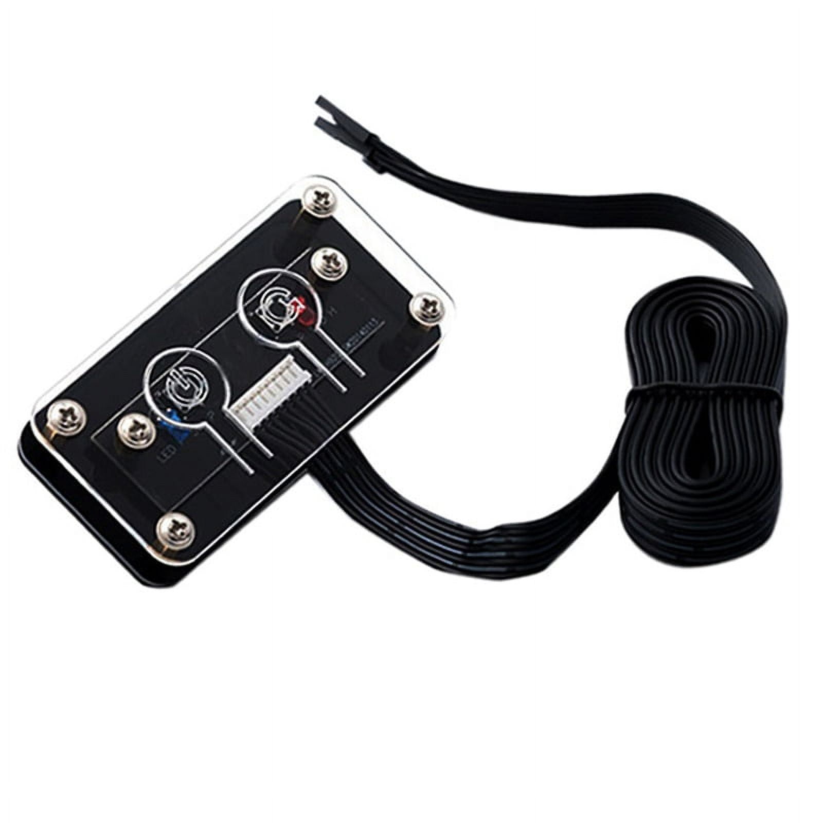 Desktop Computer Switch External Switch Button+Restart Button PC Case