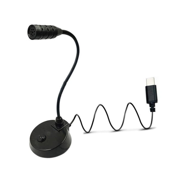 Desktop Conference Microphone USB/3.5mm/Type C Instantly Quiet Button Professional Grade Noise Suppression Microphones
