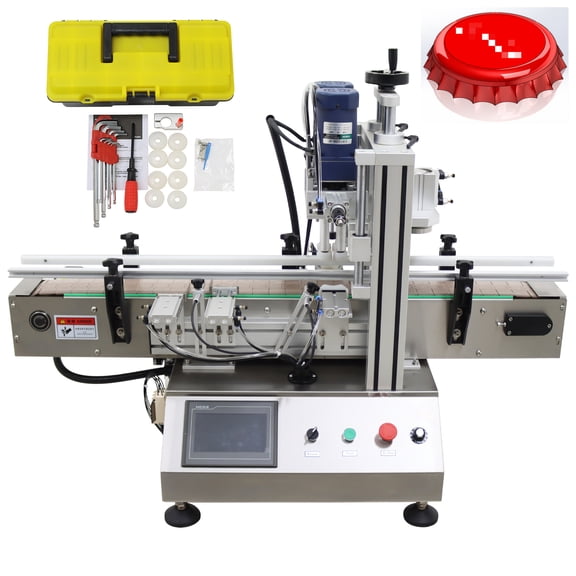 Desktop Conveyor Table Capping Cap Rubbing Pressing Integration Machine 110V