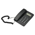 thumbnail image 1 of Desktop Corded Landline Phone Fixed Telephone Big Button for Elderly Seniors Phone with LCD Display Mute/ Pause/ Hold/ Flash/ Redial/ Hands Free Functions for Home Hotel Office Bank Call Center, 1 of 9