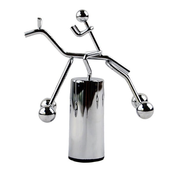 Desktop Creative Decor Physics Balancing Man Riding Horse Desk Ornament Funny Office Stress-relieving Gift