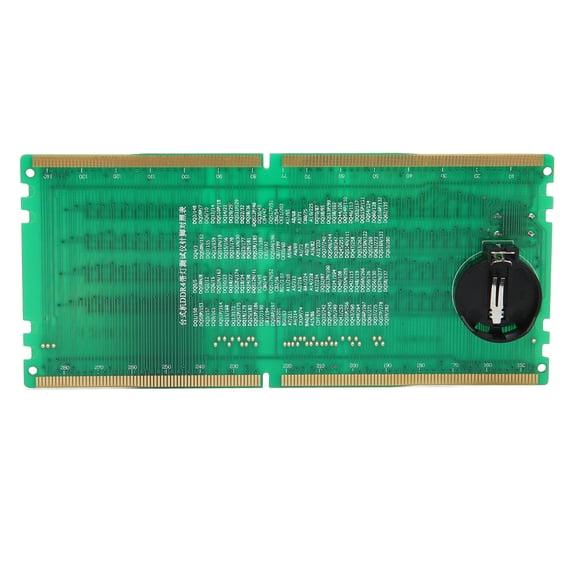 Desktop DDR4 RAM Memory Slot Diagnostic Test Card with LED Light Indicator Logic Mainboard System Tester Tool
